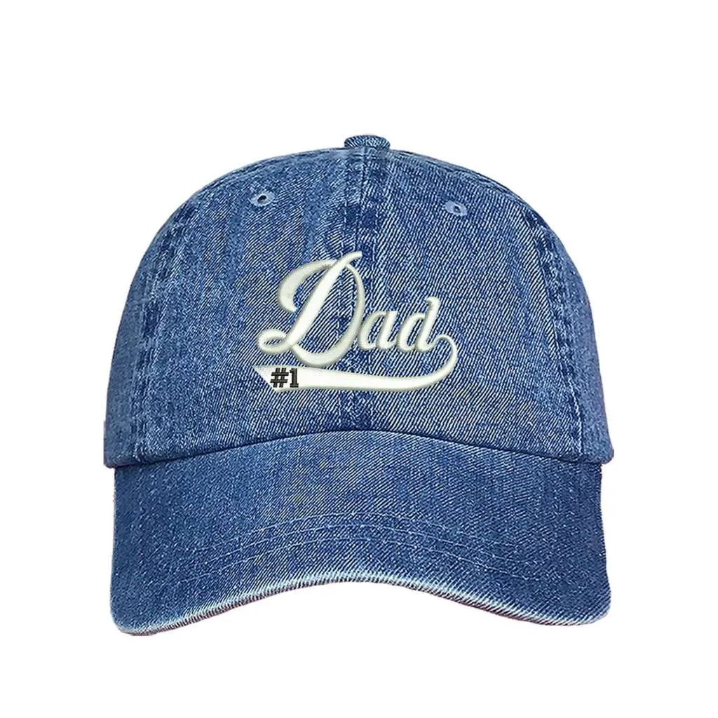 #1 Dad Baseball Hat