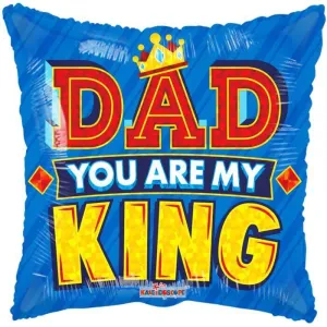 18" King Dad Mylar Balloon - F3