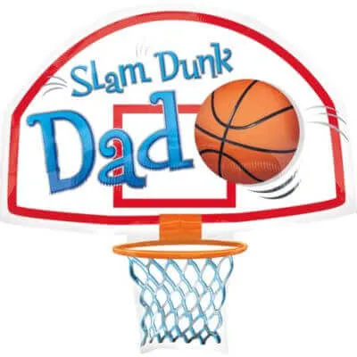 34" Slam Dunk Dad Balloon