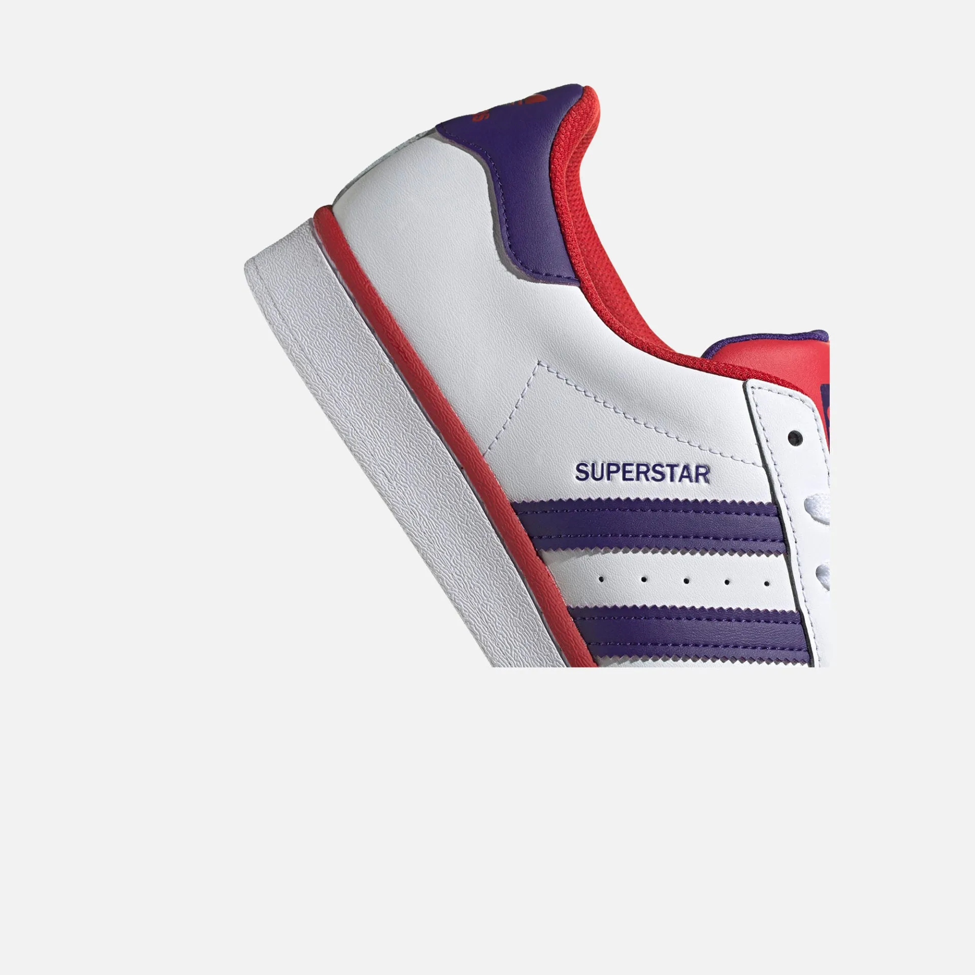 Adidas Originals | SUPERSTAR CLOUD WHITE / PURPLE / SCARLET