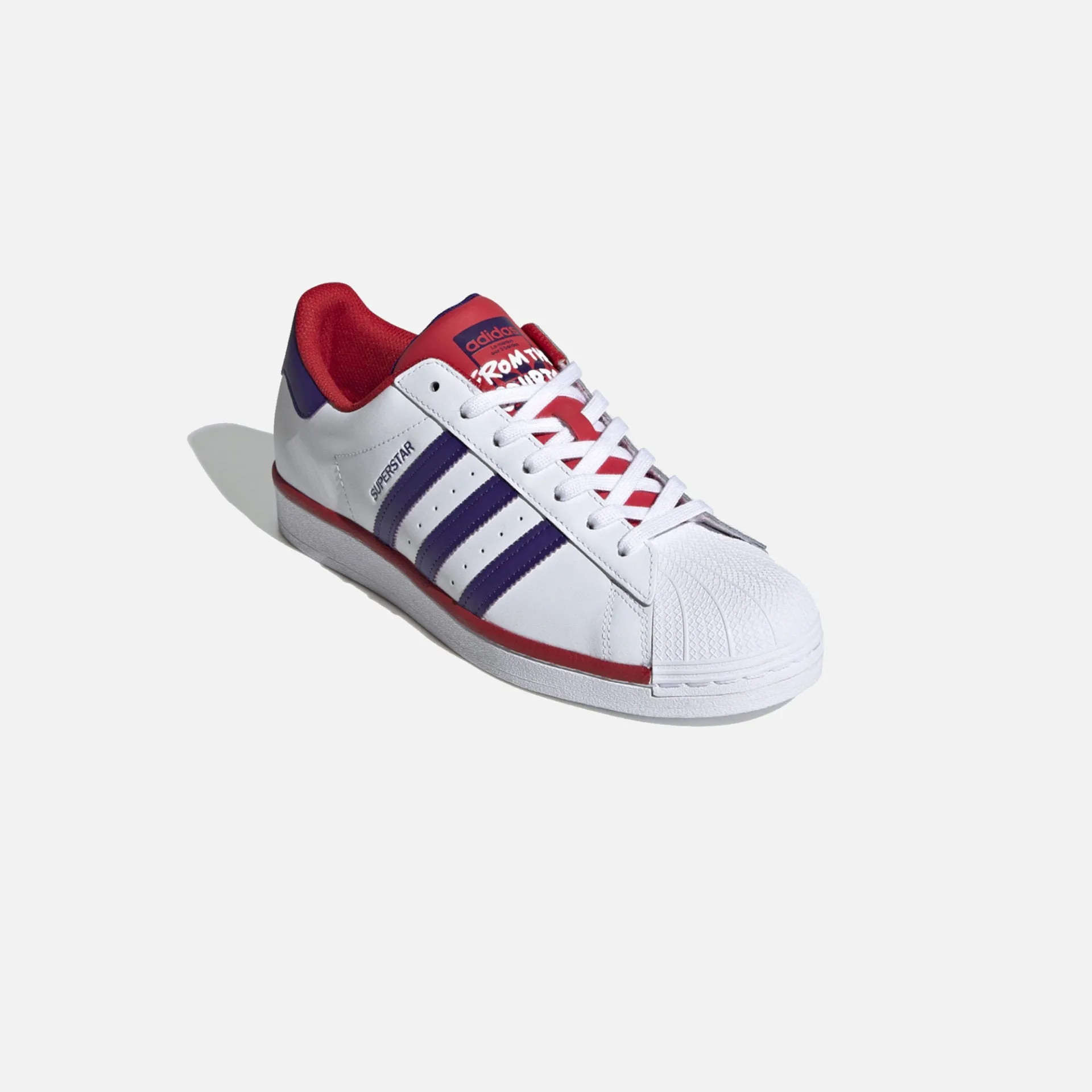 Adidas Originals | SUPERSTAR CLOUD WHITE / PURPLE / SCARLET