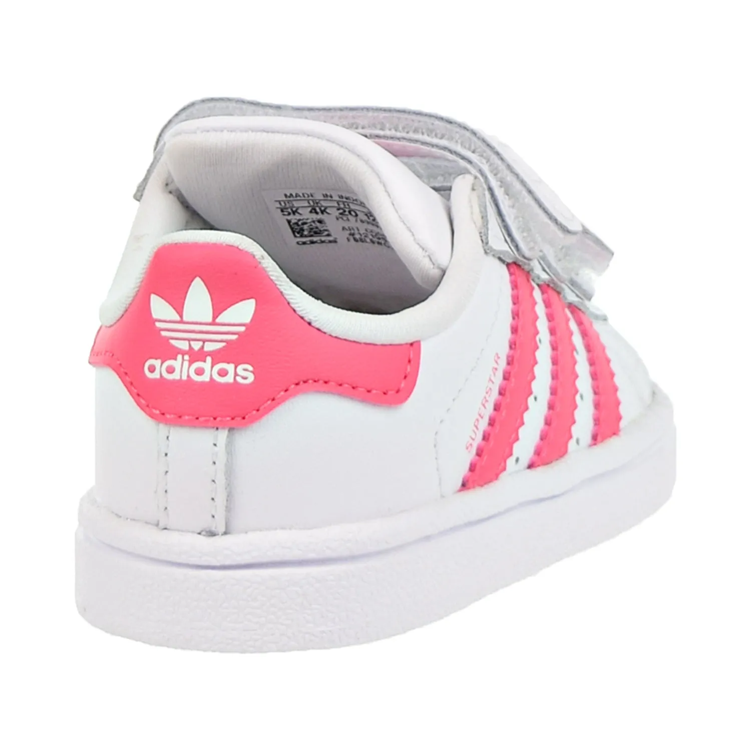 Adidas Superstar CF I Toddler Shoes Footwear White/Real Pink/Real Pink