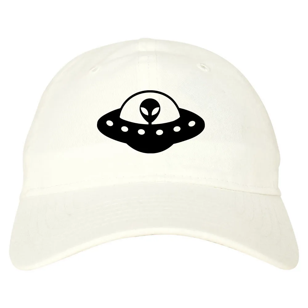 Alien Spaceship Chest Mens Dad Hat Baseball Cap