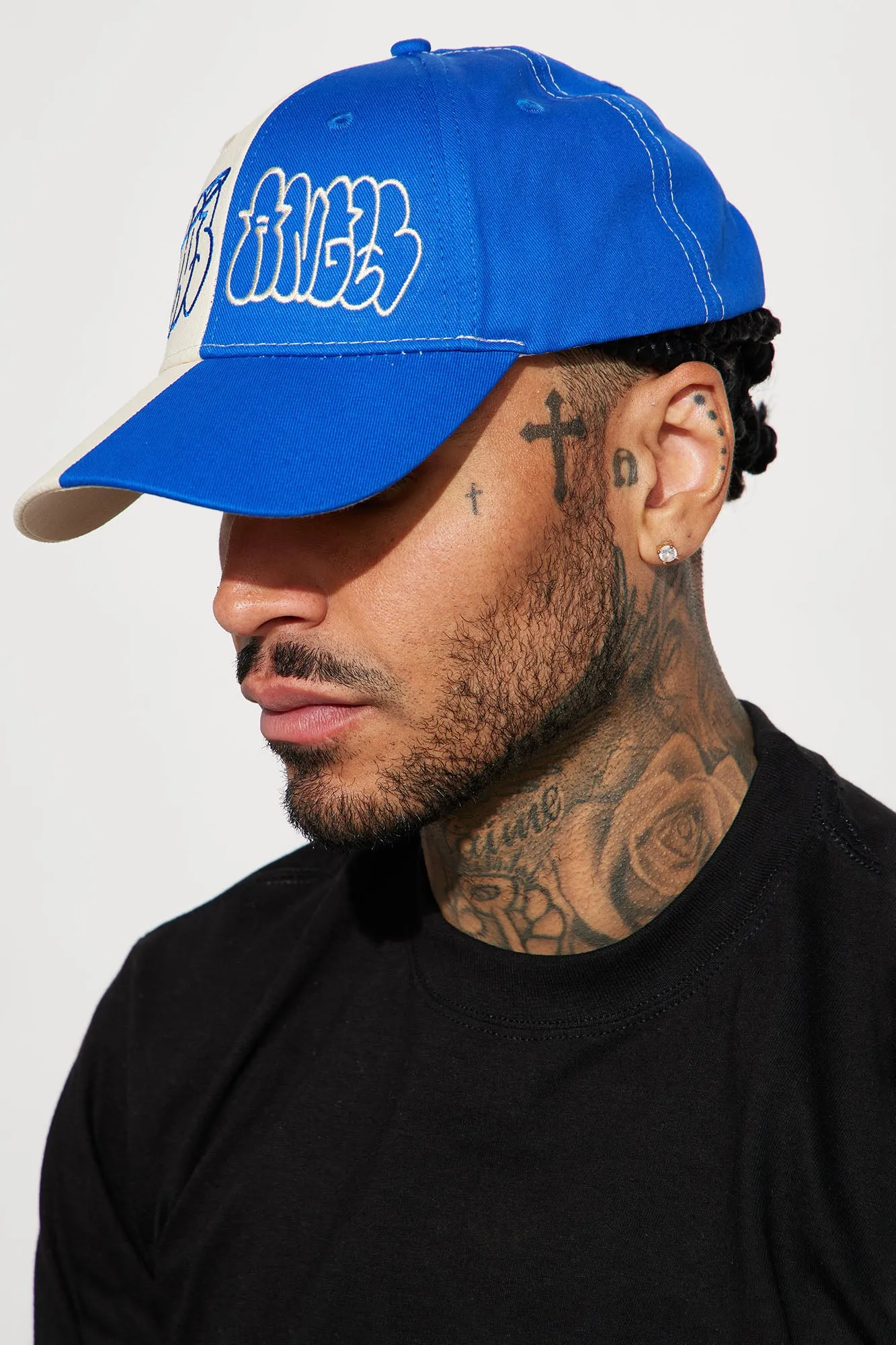 Angel City Split Dad Hat - Royal/combo