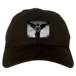 Angel Statue Wings Dark Goth Dad Hat Cap