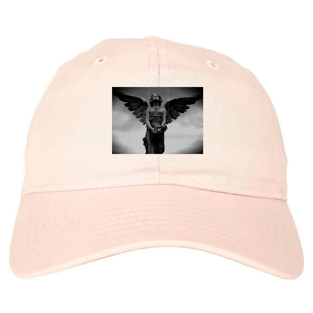 Angel Statue Wings Dark Goth Dad Hat Cap