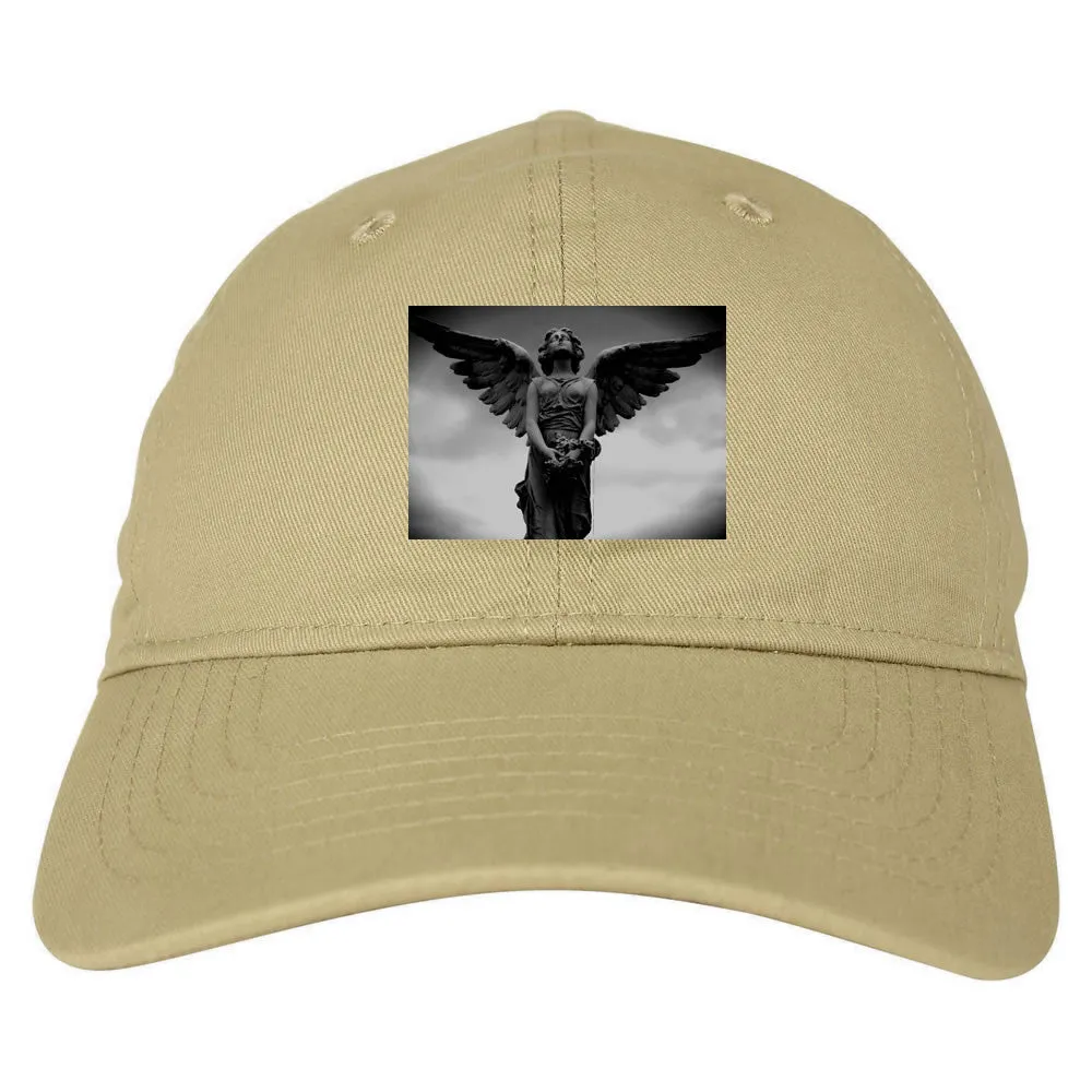 Angel Statue Wings Dark Goth Dad Hat Cap