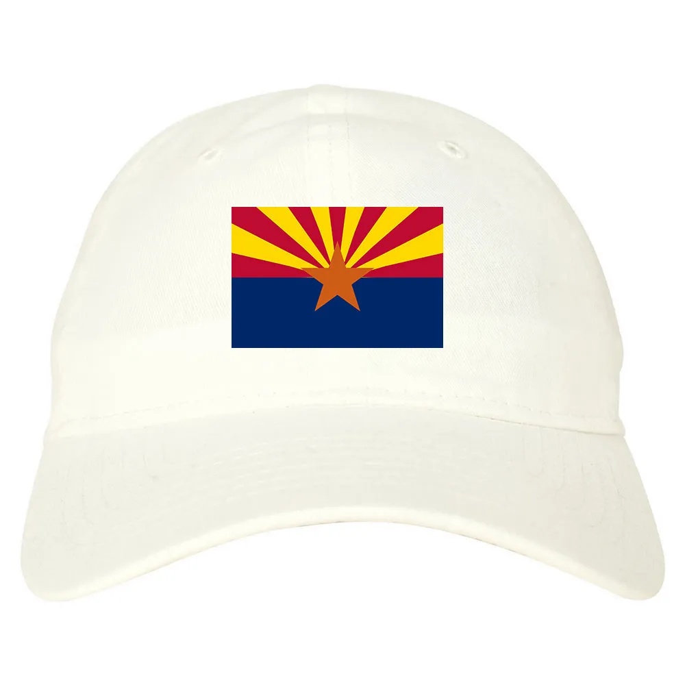 Arizona State Flag AZ Chest Mens Dad Hat