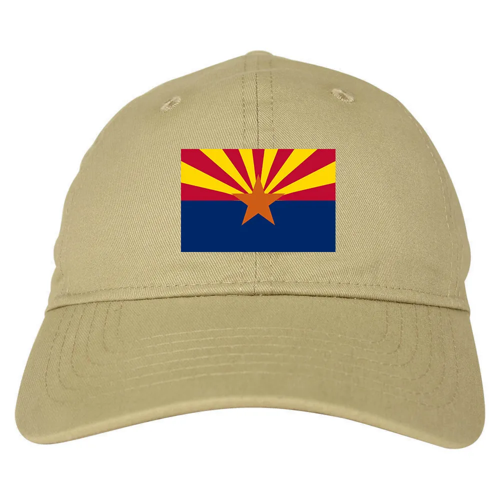 Arizona State Flag AZ Chest Mens Dad Hat