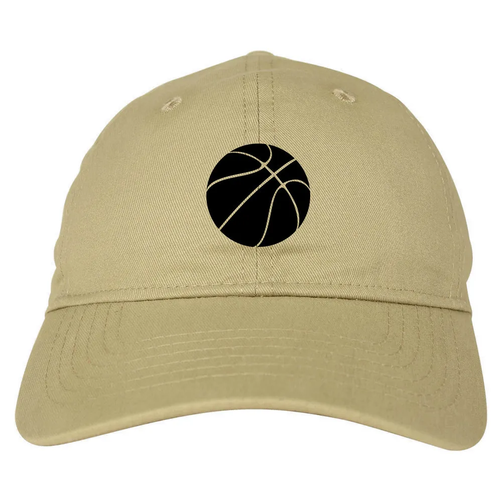 Basketball Logo Chest Mens Dad Hat Baseball Cap