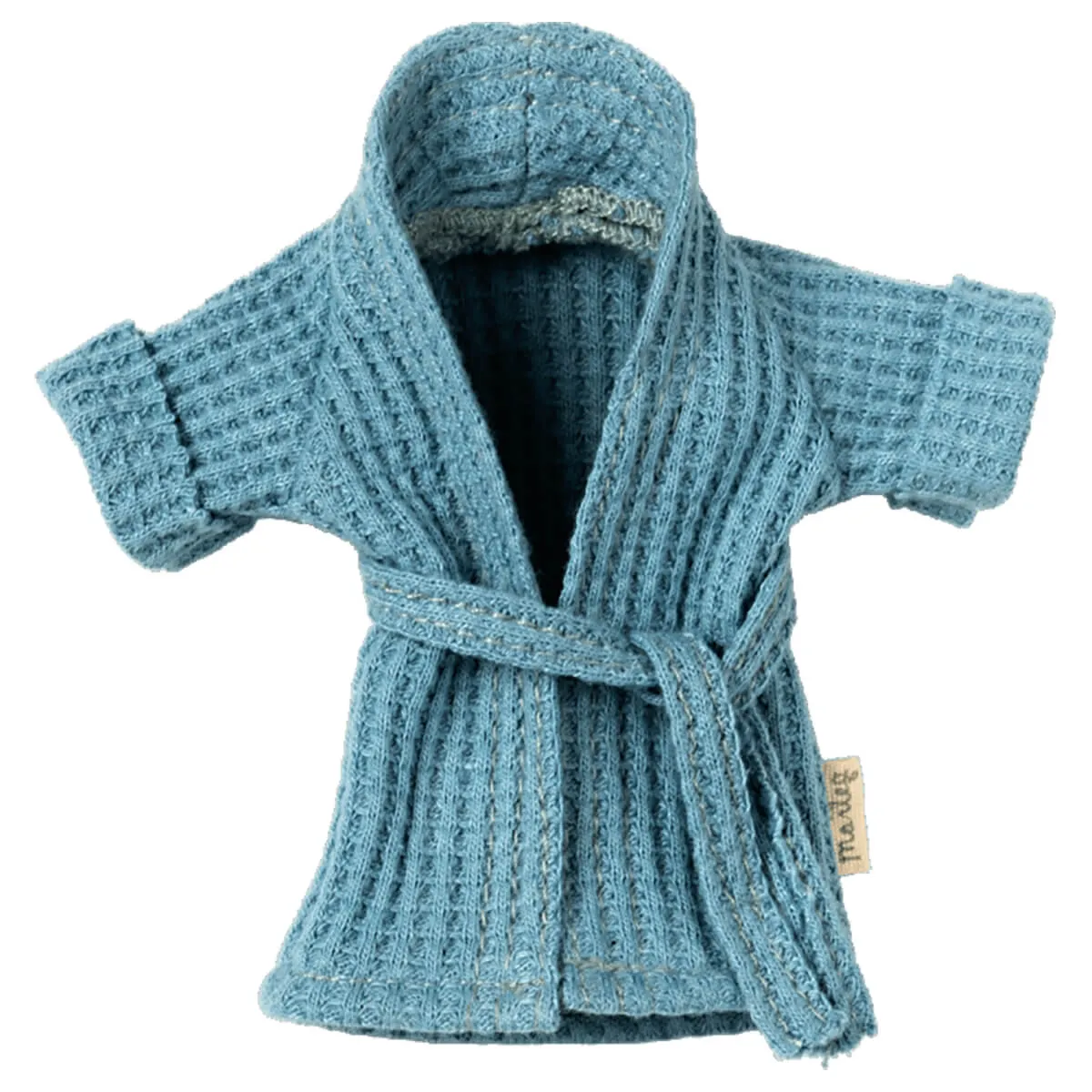 Bathrobe Dusty Blue for Dad Mouse by Maileg