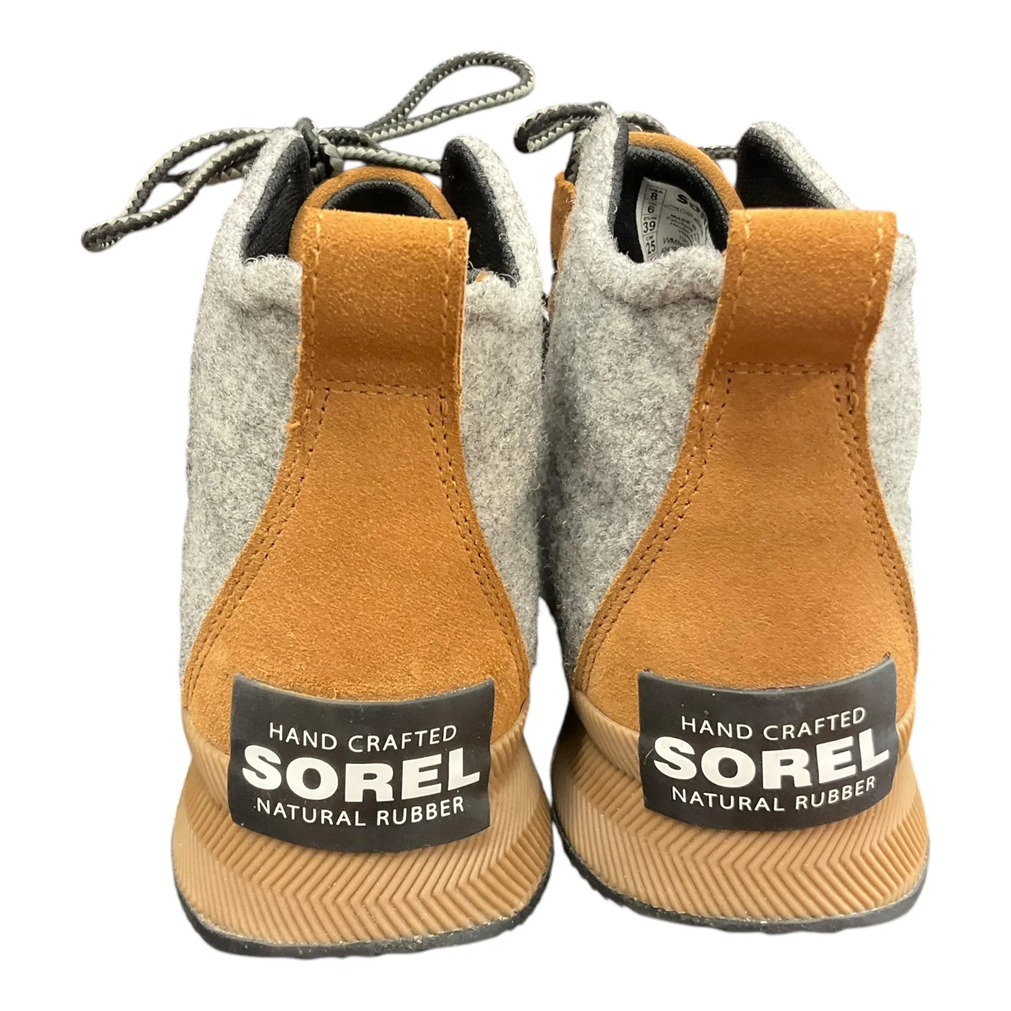 Boots Hiking By Sorel In Black & Grey, Size: 8