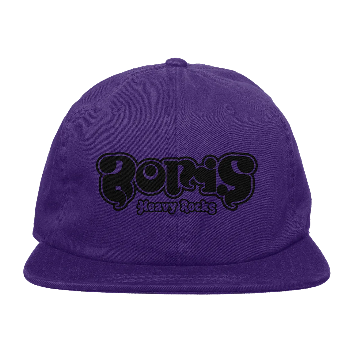 Boris "Heavy Rocks: Black Logo" Purple Dad Hat