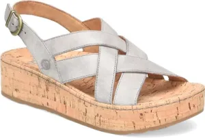 'Born' Women's Shona Platform Sandal - Grey (cenere)