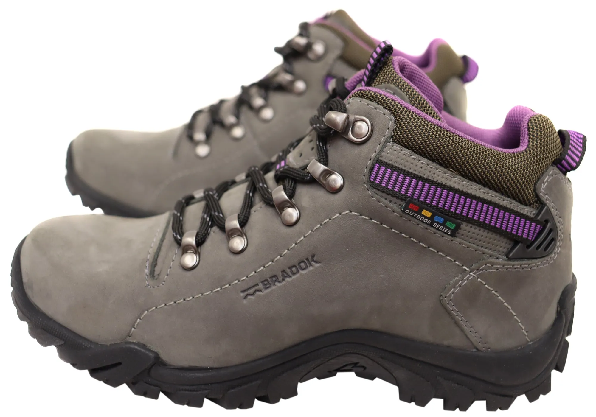 Bradok Kreek 2 W Womens Comfort Leather Hiking Boots Made In Brazil