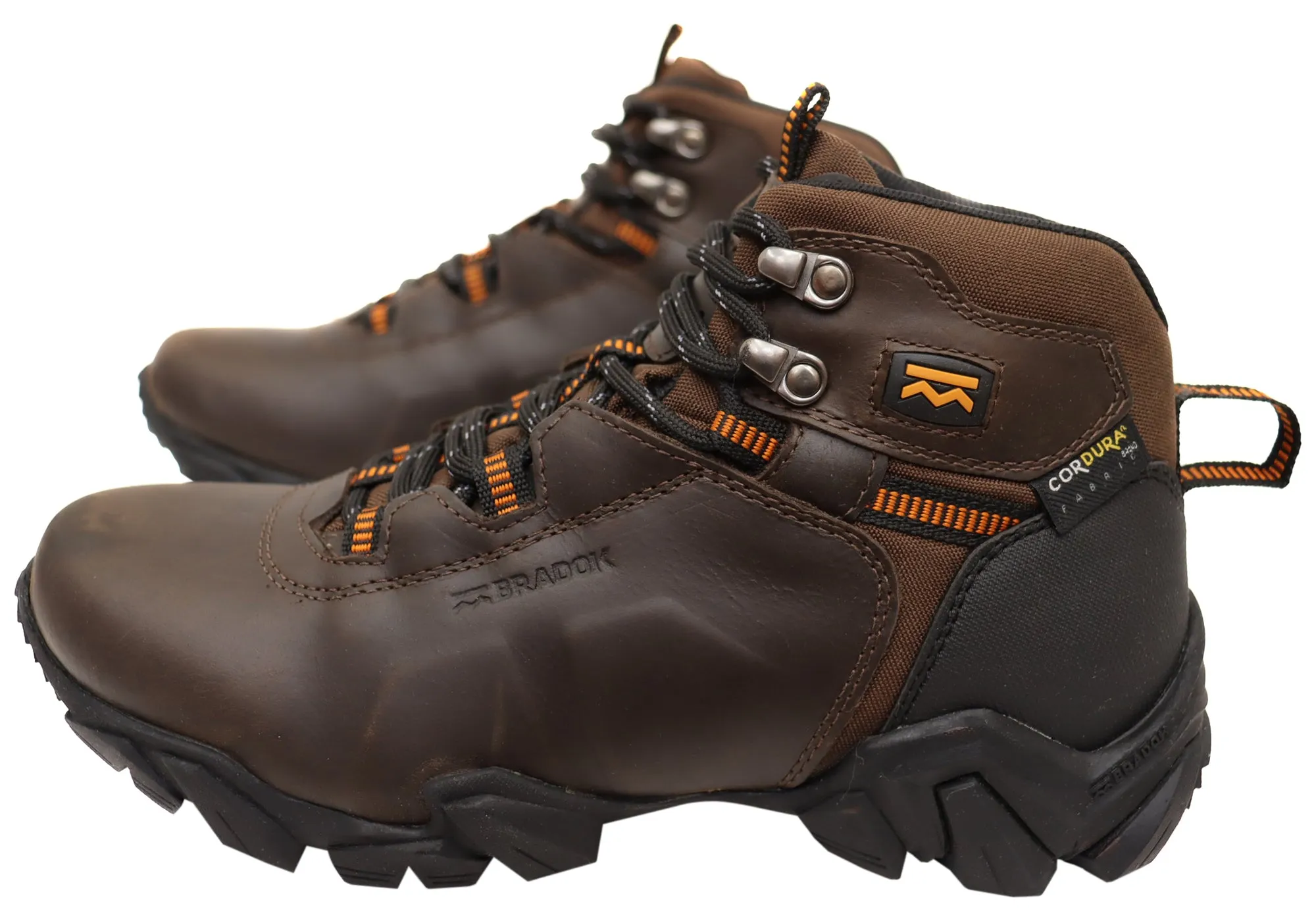 Bradok Trex Mens Comfortable Leather Hiking Boots Made In Brazil