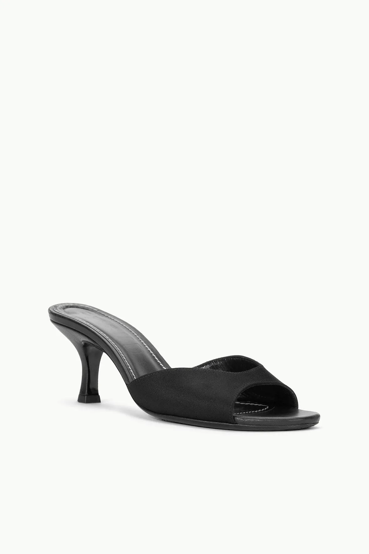 BRIGITTE MULE | BLACK SATIN