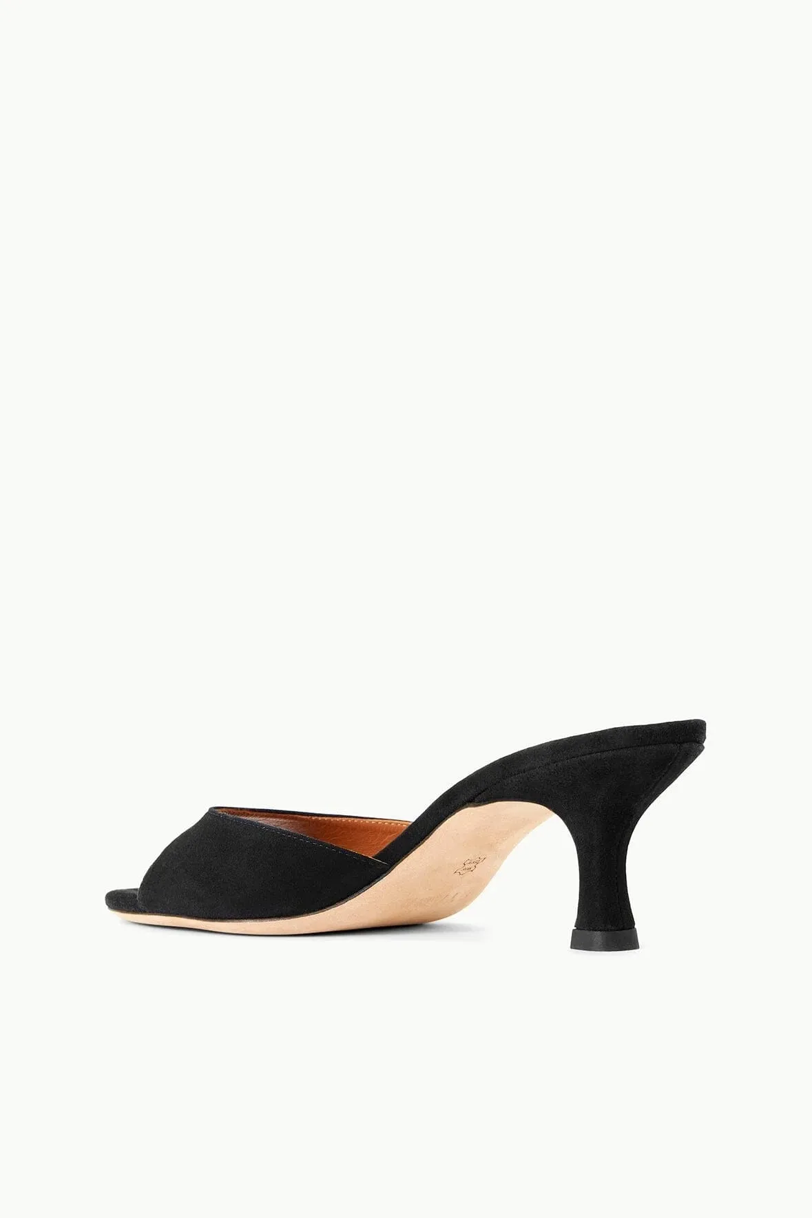 Brigitte Mule - Black Suede