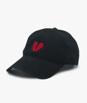 Broken Heart Embroidered Womens Dad Hat