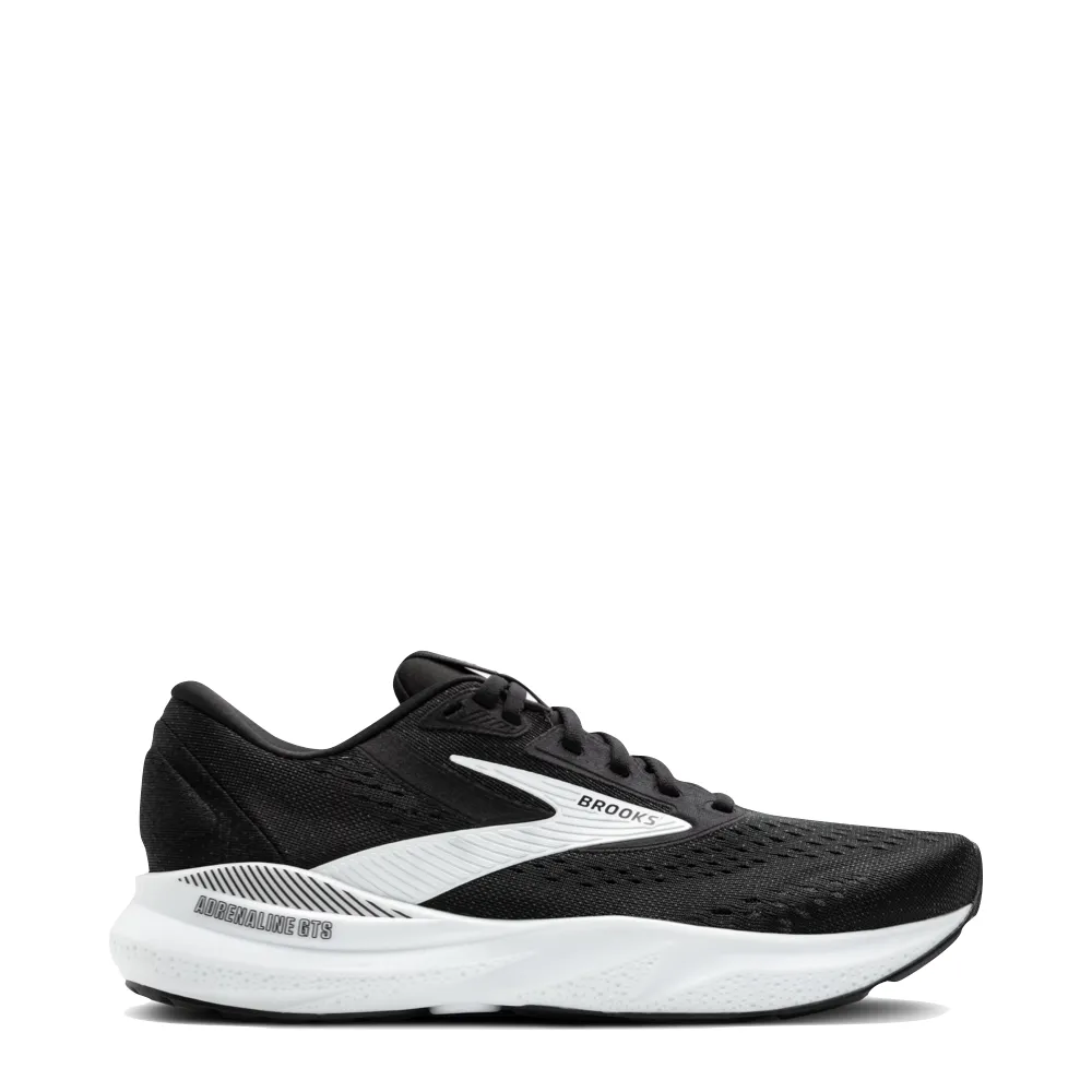 Brooks Women's Adrenaline GTS 24 Sneaker in Black/White