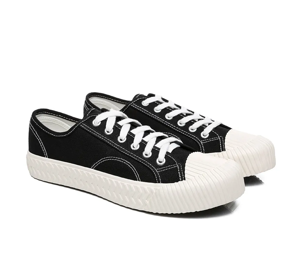 Canvas Sneakers Lace-Up Men Cracker Plus