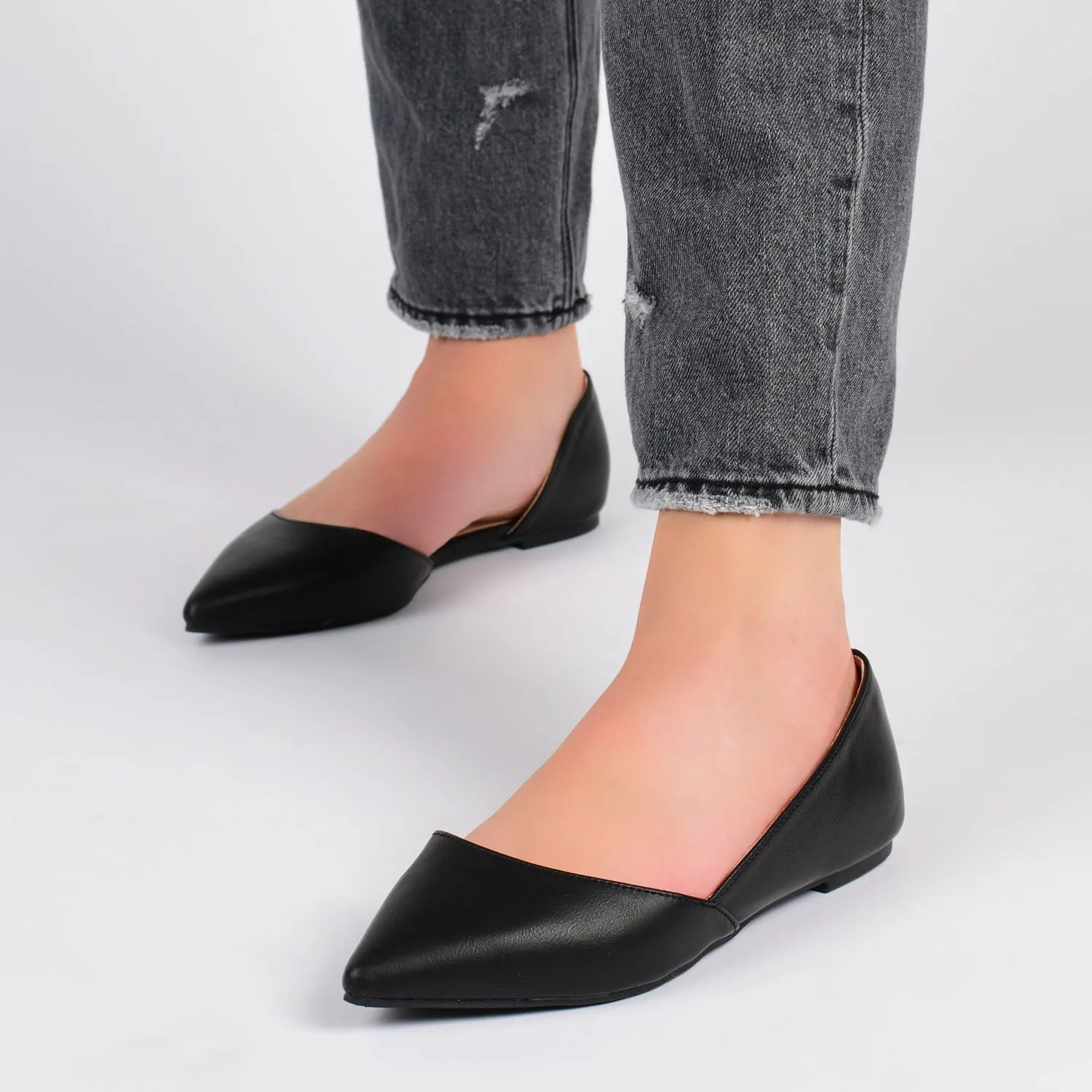 CORTNI D'ORSAY FLATS IN WIDE