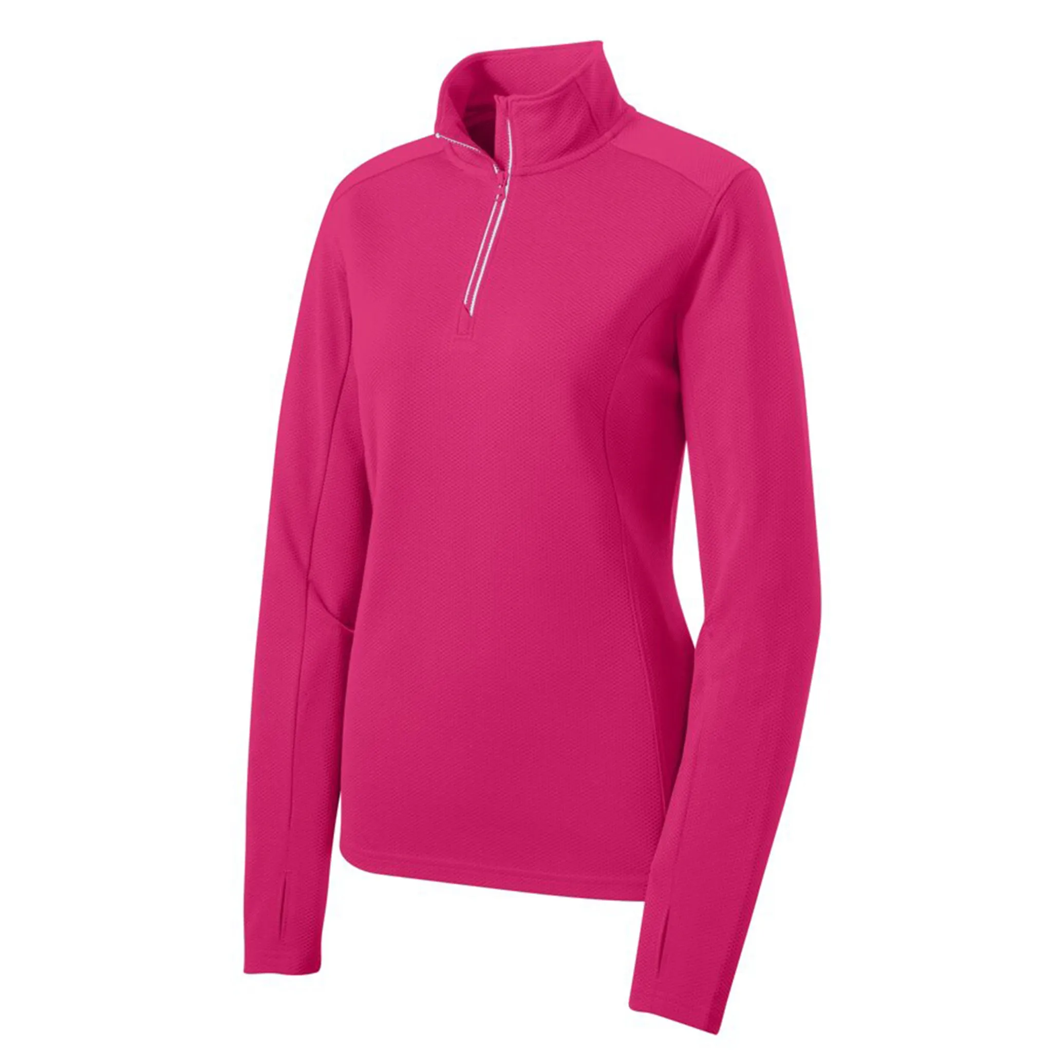 Customized Textured Dry Fit Quarter Zip - Ladies - Various Colors