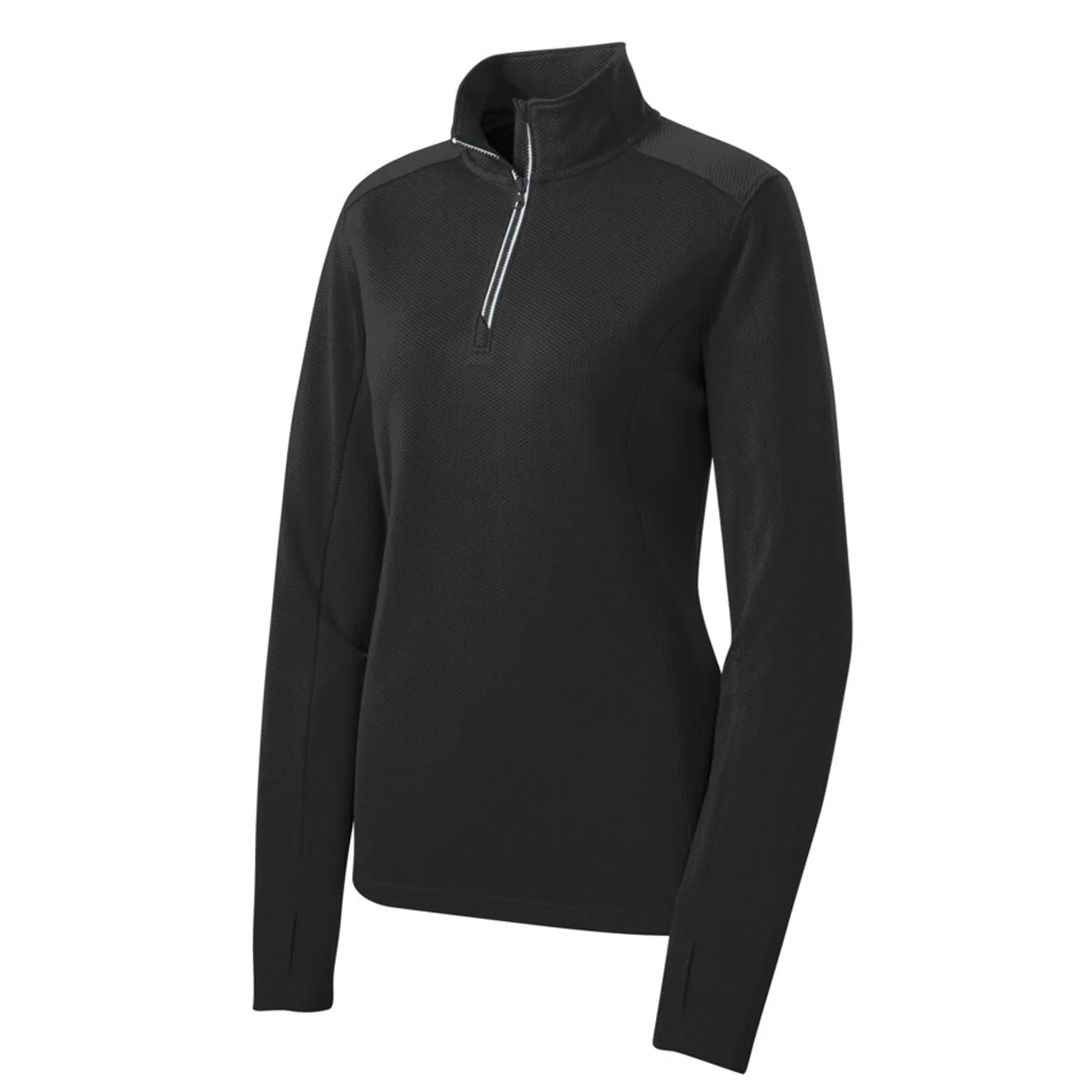 Customized Textured Dry Fit Quarter Zip - Ladies - Various Colors