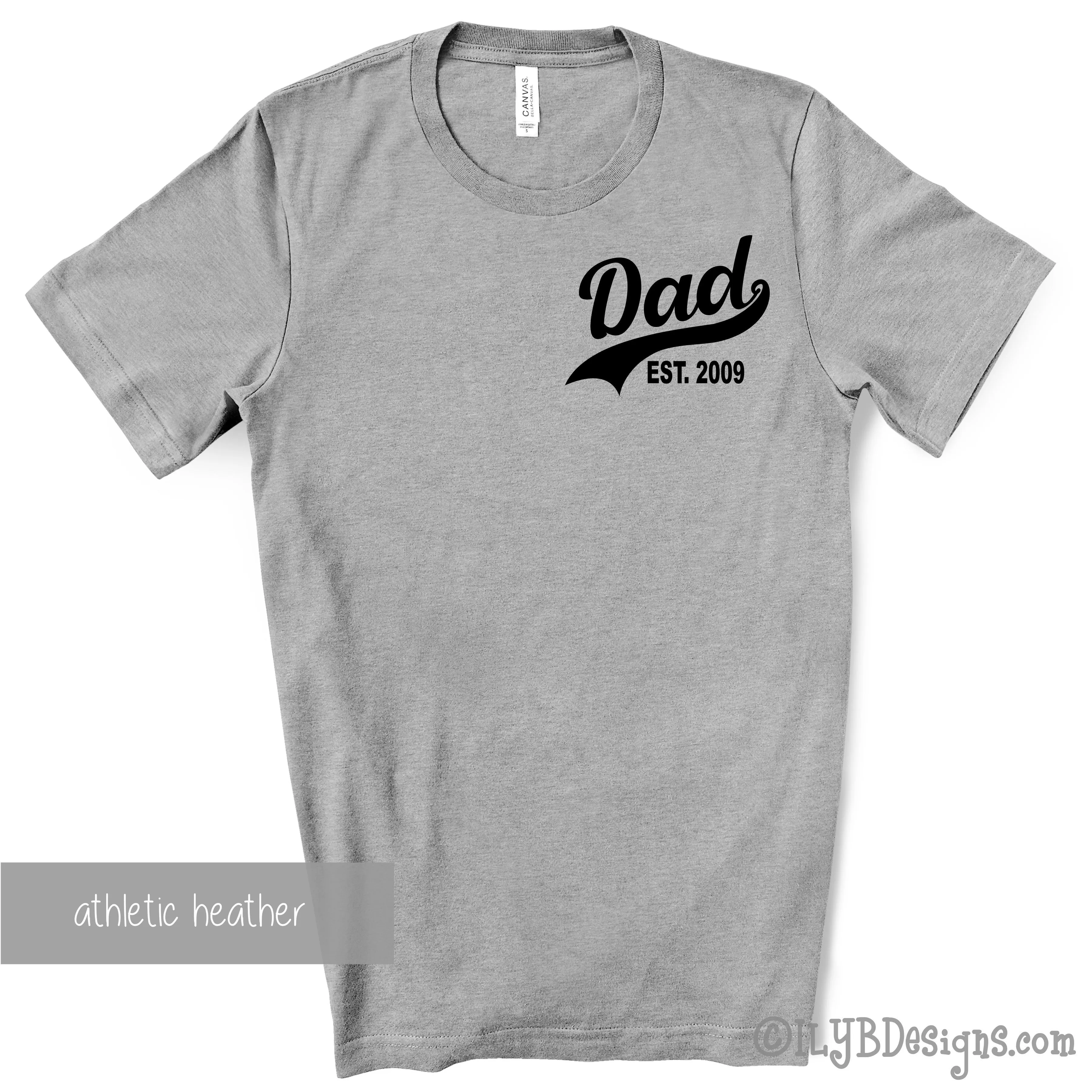 Dad Established Shirt Personalized - Father's Day Shirt - Father's Day Gift - Dad Gift