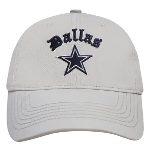 DALLAS COWBOYS OLD ENGLISH DAD HAT (GRAY)