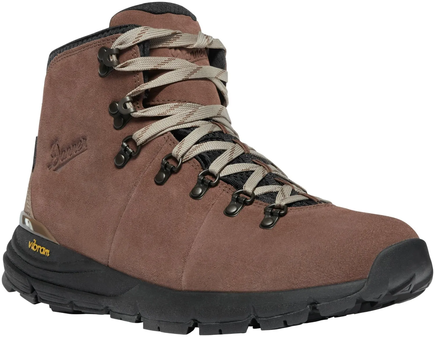 Danner Mens Mountain 600 Dark Earth/Chocolate Chip Suede Hiking Boots