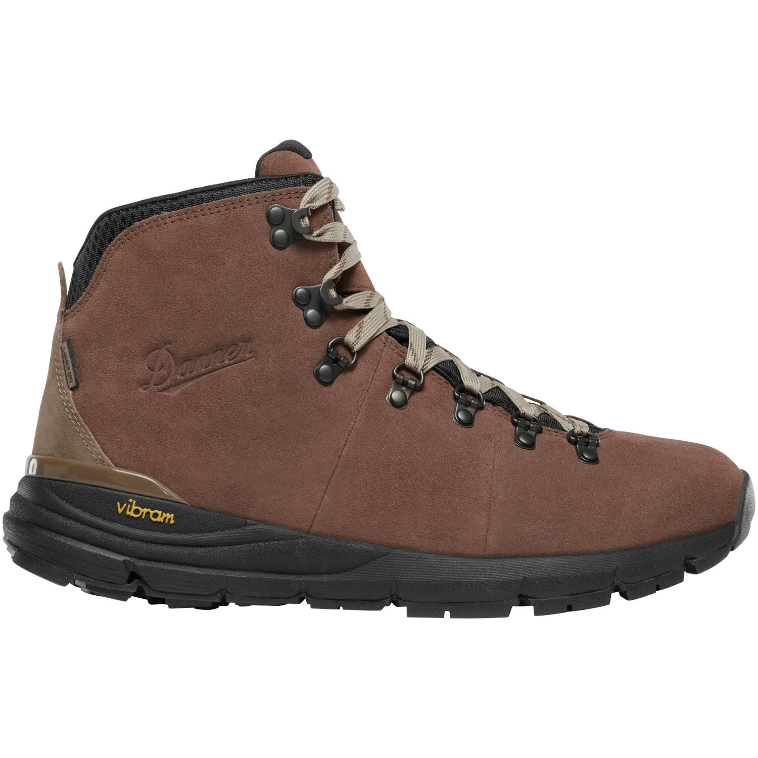 Danner Mens Mountain 600 Dark Earth/Chocolate Chip Suede Hiking Boots