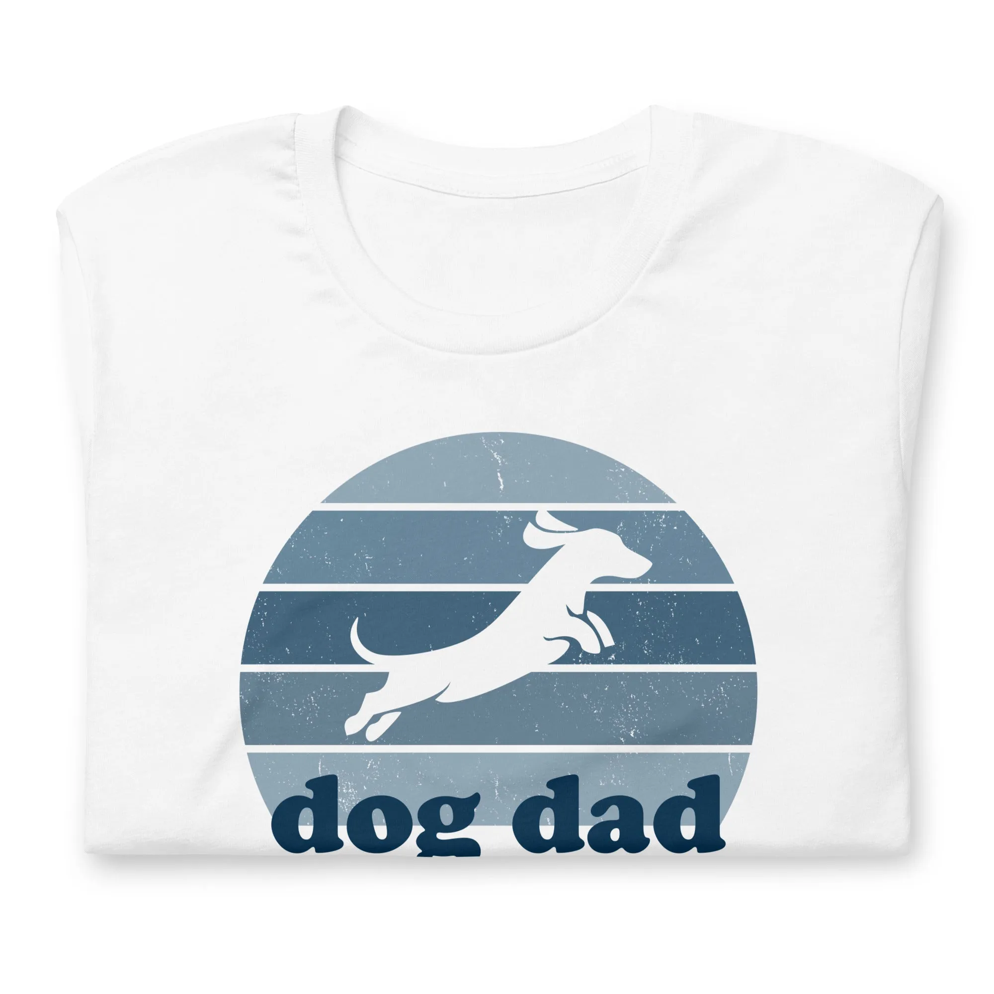 Dog Dad Retro Monochrome Tee