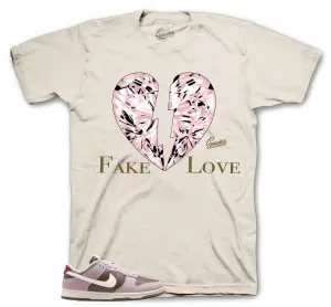 Dunk Low Neapolitan Fake Love Shirt