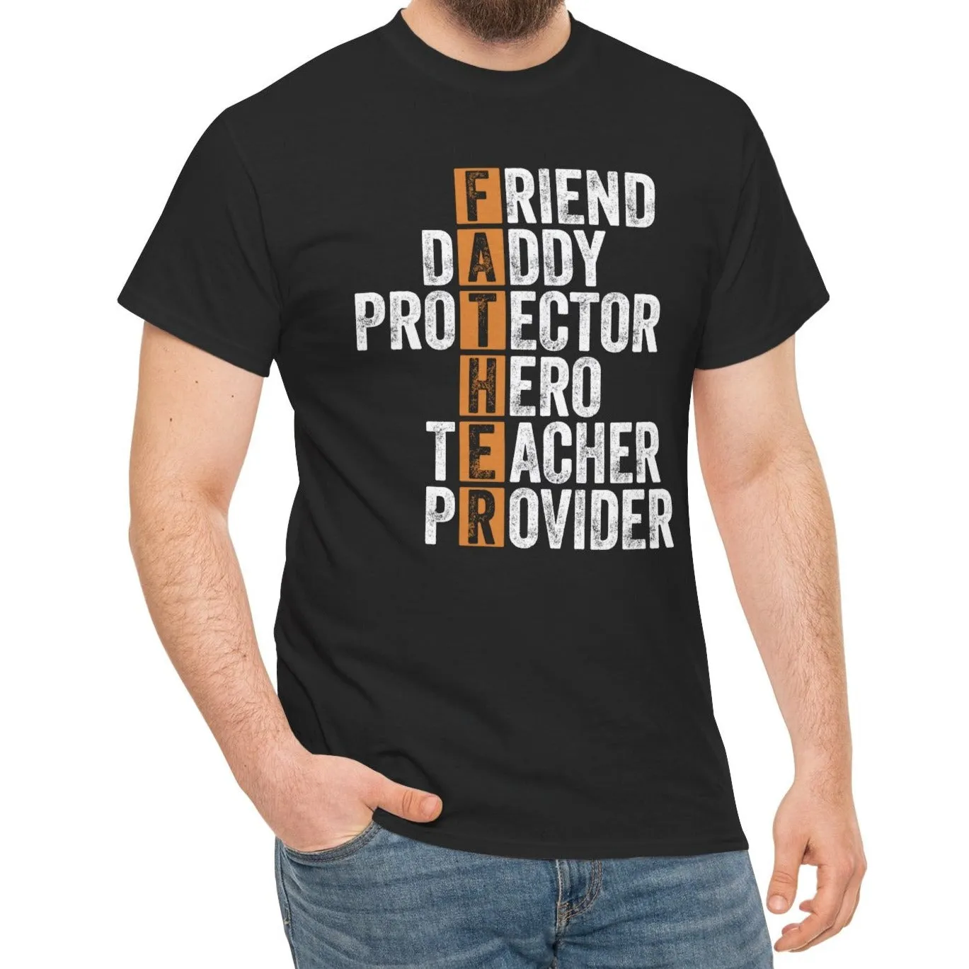 Friend, Daddy, Protector | Cotton Tee