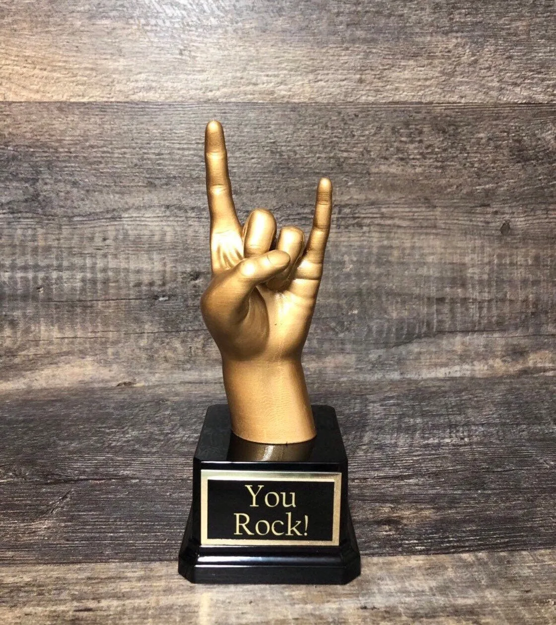 Funny Baseball Trophy YOU ROCK! Fantasy Baseball Winner Best Stats Trophy Appreciation Award