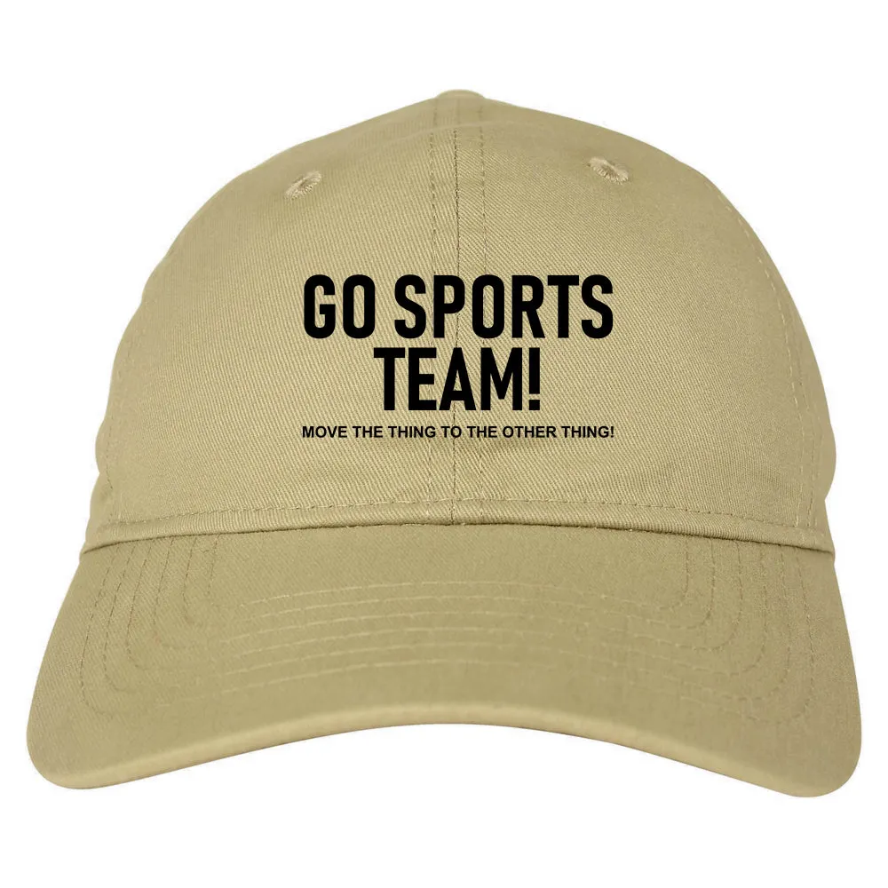 Go Sports Team Funny Mens Dad Hat