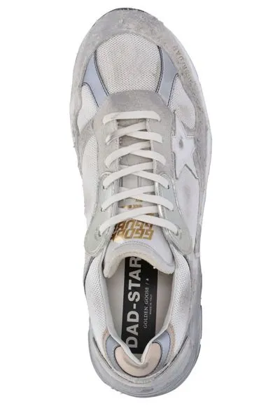 GOLDEN GOOSE Vintage Mesh and Suede DAD-STAR Sneakers for Men