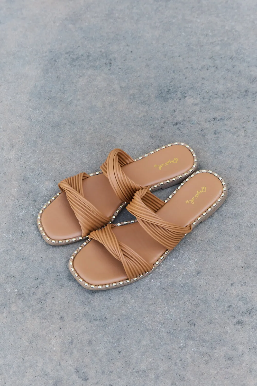 Honey Apple Twist Vegan Leather Sandals