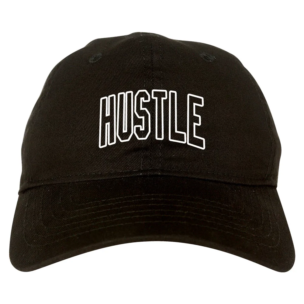 Hustle Outline Mens Dad Hat