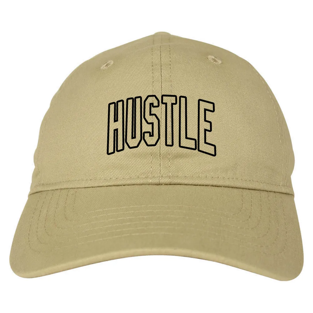 Hustle Outline Mens Dad Hat