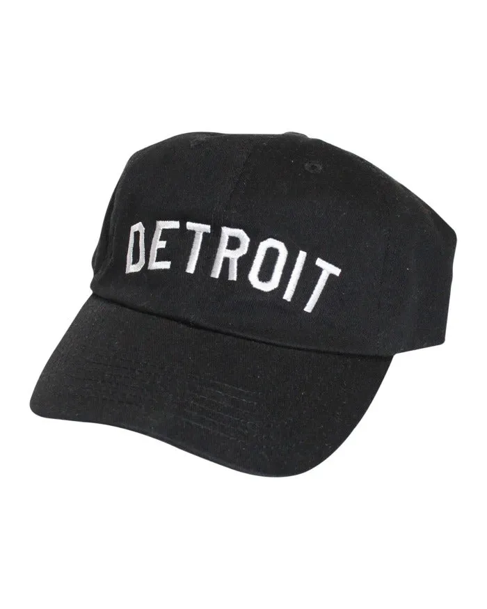 Ink Detroit Dad Cap - Black & White