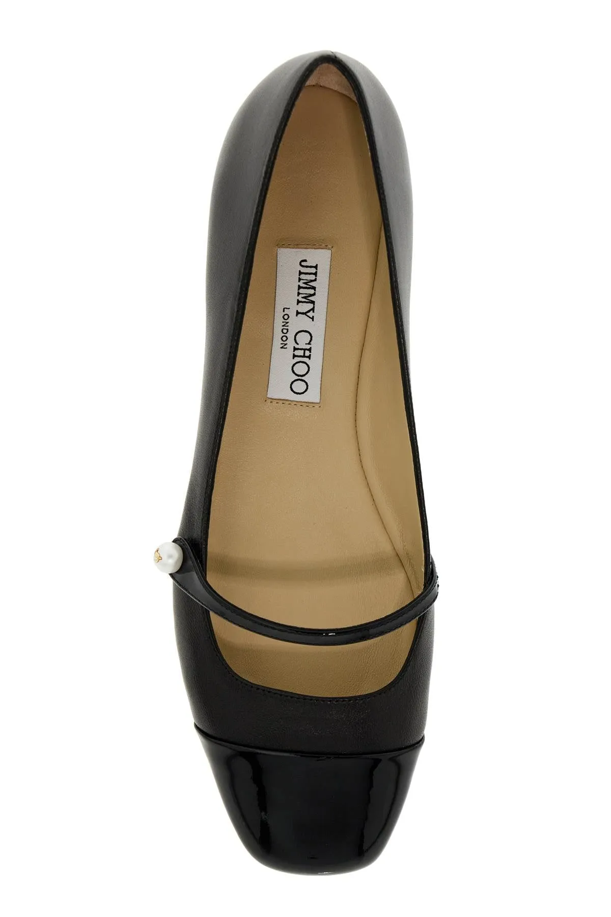 JIMMY CHOO Elegant Pointed Toe Ballerina Flats