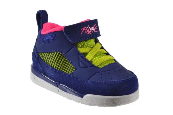 Jordan Flight 9.5 GT Toddler Shoes Deep Royal Blue/Green/Hyper Pink/White