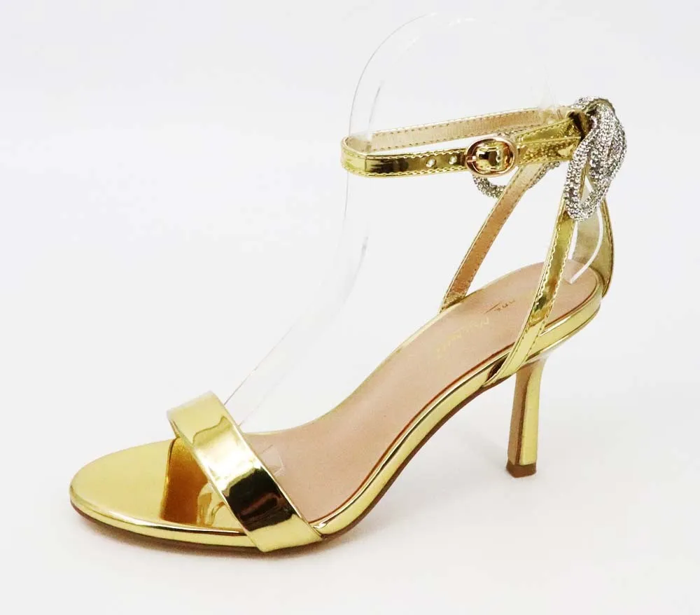 JOYCE-09 Gold Metallic Faux Leather