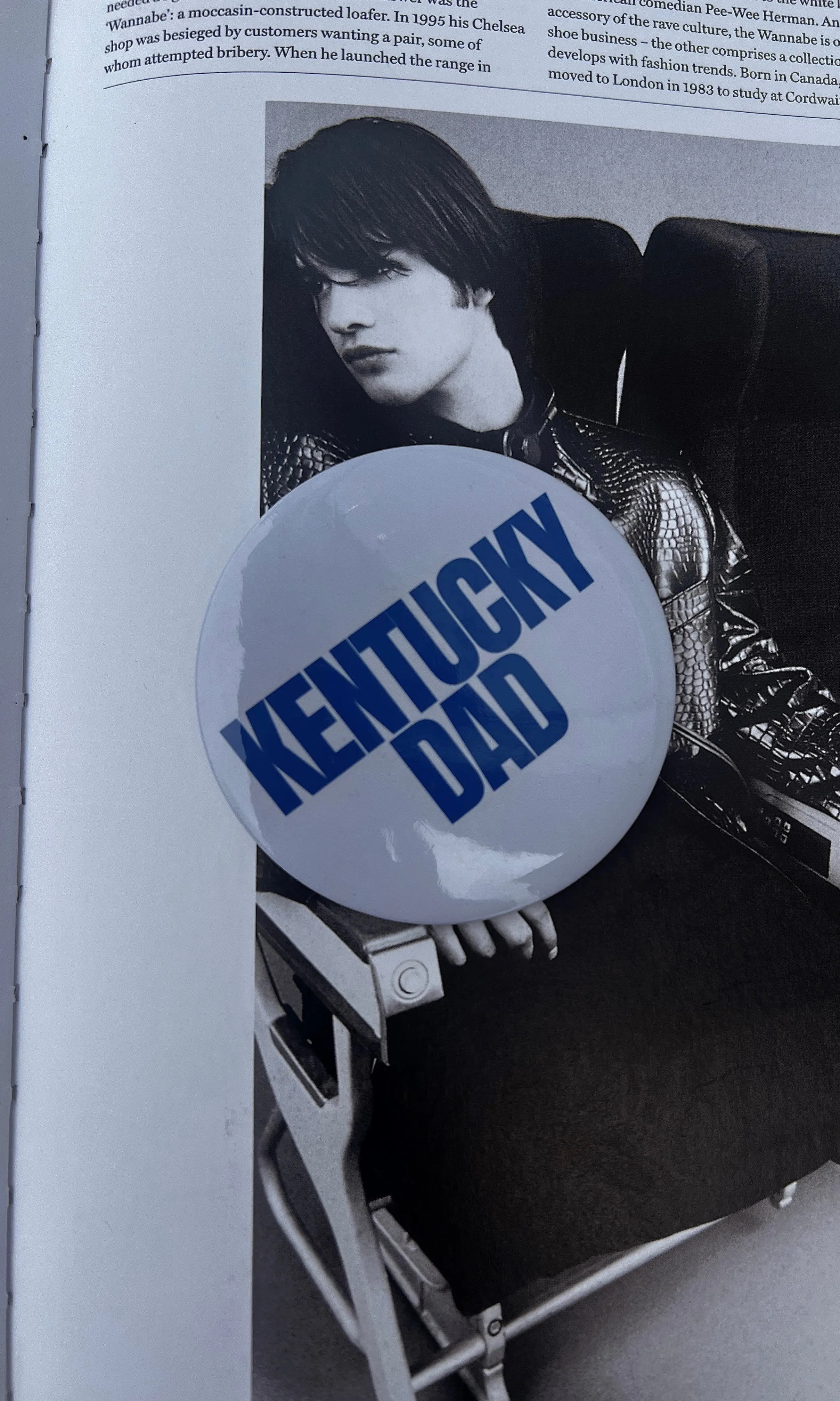 KY Dad Button Pin