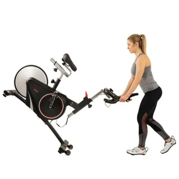 Magnetic Rear Belt Drive Stationary Bike with Cadence Sensor