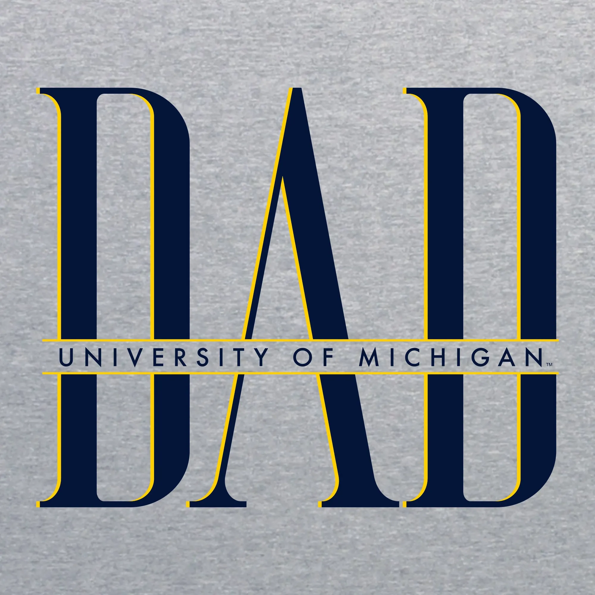 Michigan Classic Dad Crewneck - Sport Grey