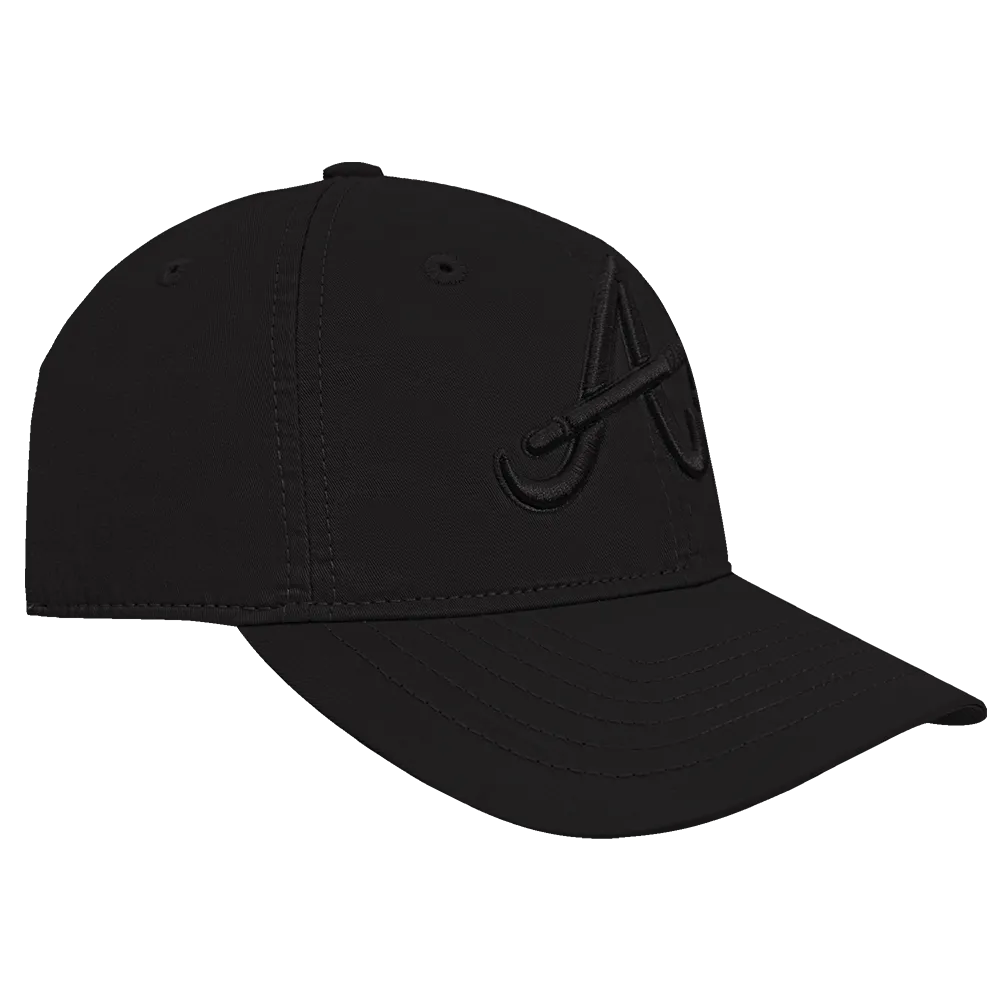 MLB ATLANTA BRAVES NEUTRAL MEN'S DAD HAT (BLACK)