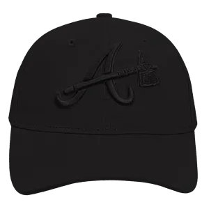 MLB ATLANTA BRAVES NEUTRAL MEN'S DAD HAT (BLACK)